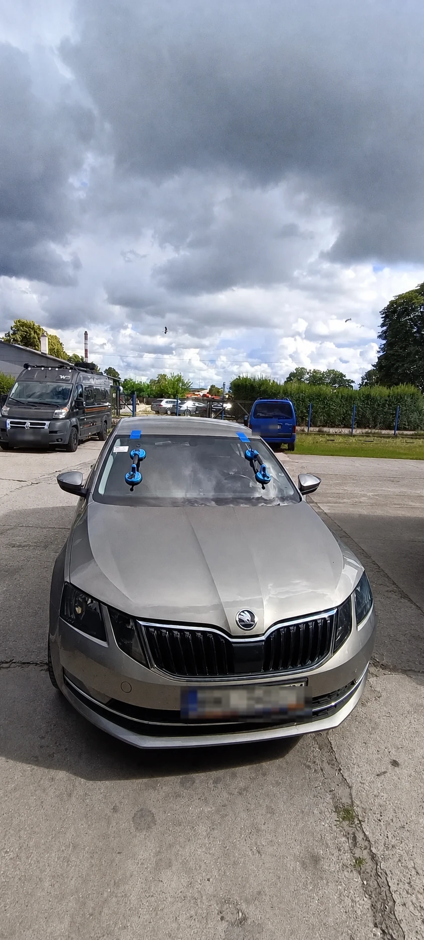 Škoda Octavia 2020 po zamontowaniu nowej szyby czołowej